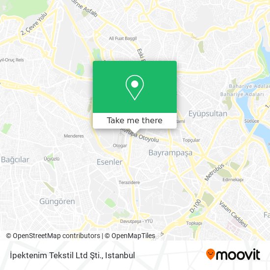 İpektenim Tekstil Ltd Şti. map