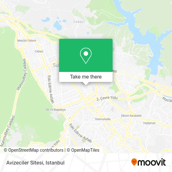 Avizeciler Sitesi map