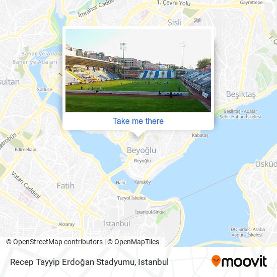 Recep Tayyip Erdoğan Stadyumu map