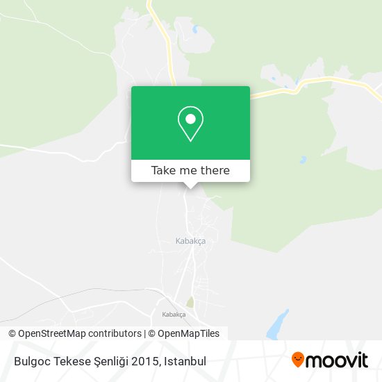 Bulgoc Tekese Şenliği 2015 map