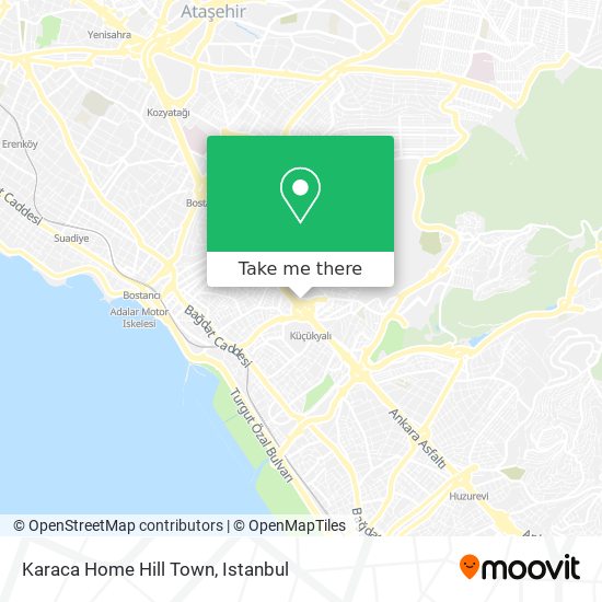 Karaca Home Hill Town map