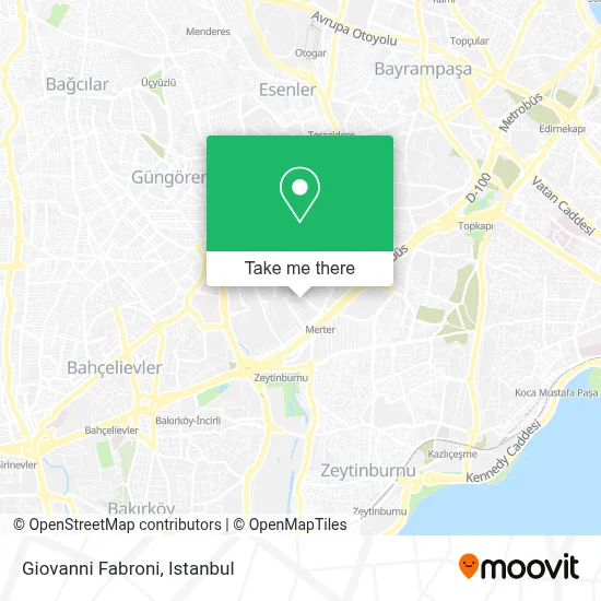 Giovanni Fabroni map