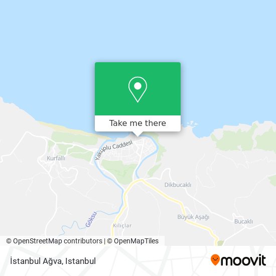 İstanbul Ağva map