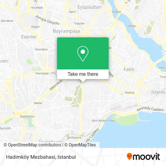 Hadimköy Mezbahasi map