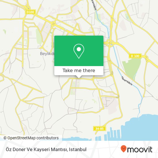 Öz Doner Ve Kayseri Mantısı map