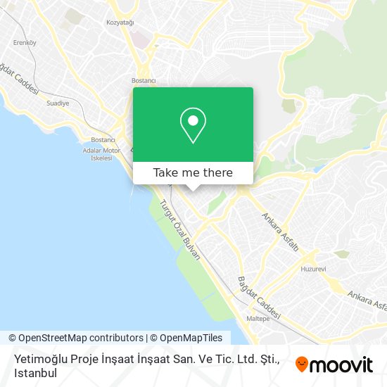 Yetimoğlu Proje İnşaat İnşaat San. Ve Tic. Ltd. Şti. map
