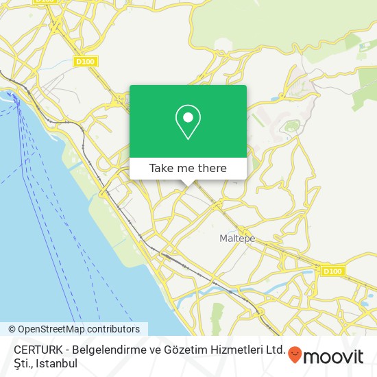 CERTURK - Belgelendirme ve Gözetim Hizmetleri Ltd. Şti. map