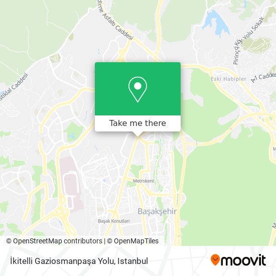 İkitelli Gaziosmanpaşa Yolu map