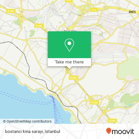 bostancı kına sarayı map