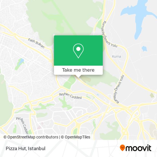 Pizza Hut map