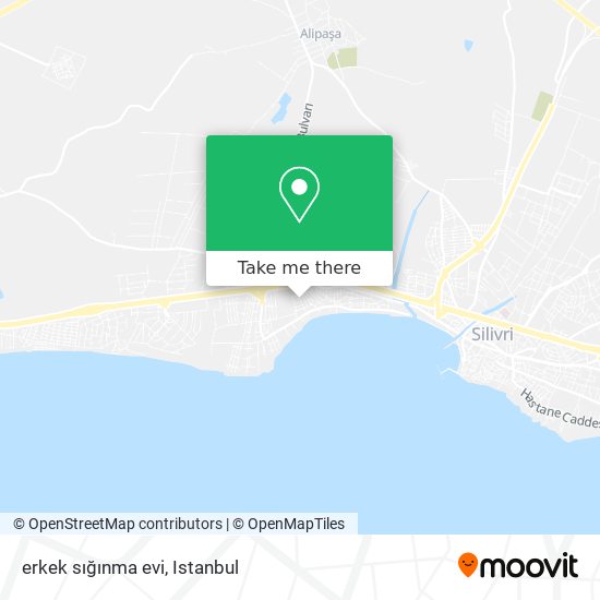 erkek sığınma evi map