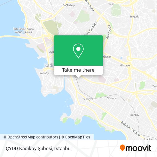 ÇYDD Kadıköy Şubesi map