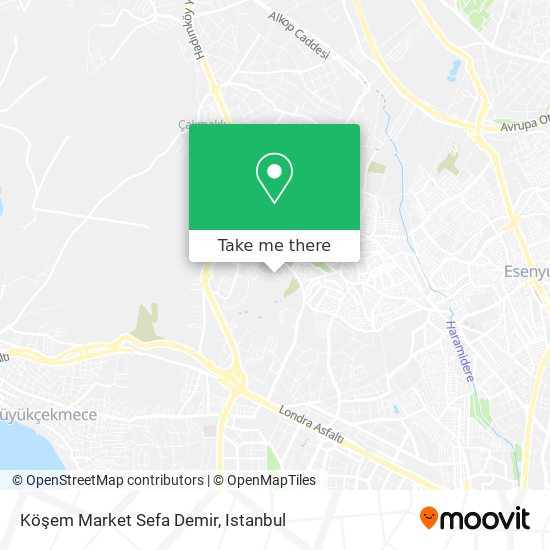 Köşem Market Sefa Demir map