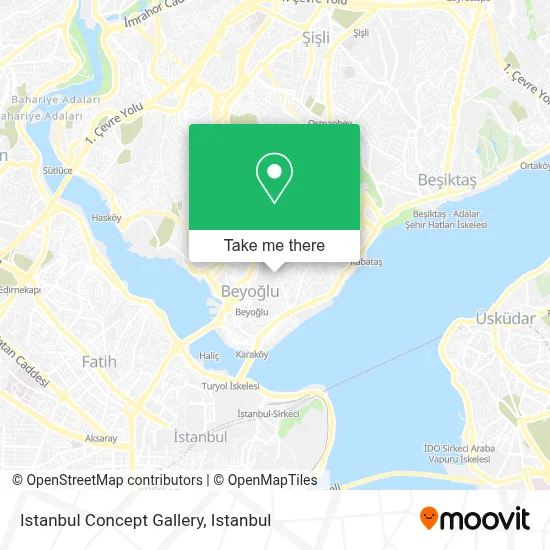 Istanbul Concept Gallery map