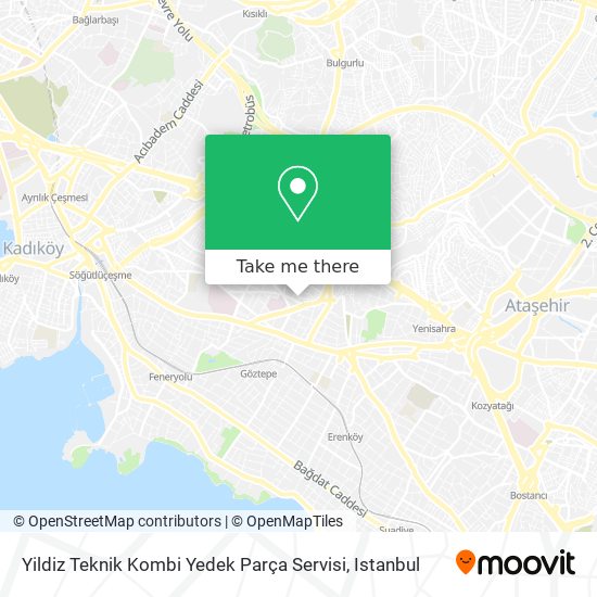 Yildiz Teknik Kombi Yedek Parça Servisi map