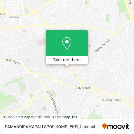 SAMANDIRA KAPALI SPOR KOMPLEKSİ map