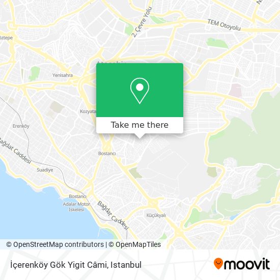 İçerenköy Gök Yigit Câmi map