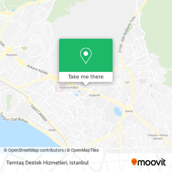 Temtaş Destek Hizmetleri map
