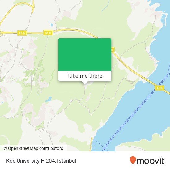 Koc University H 204 map
