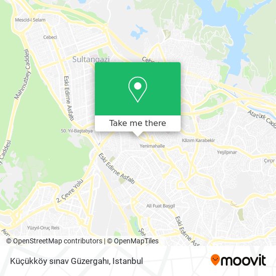 Küçükköy sınav Güzergahı map