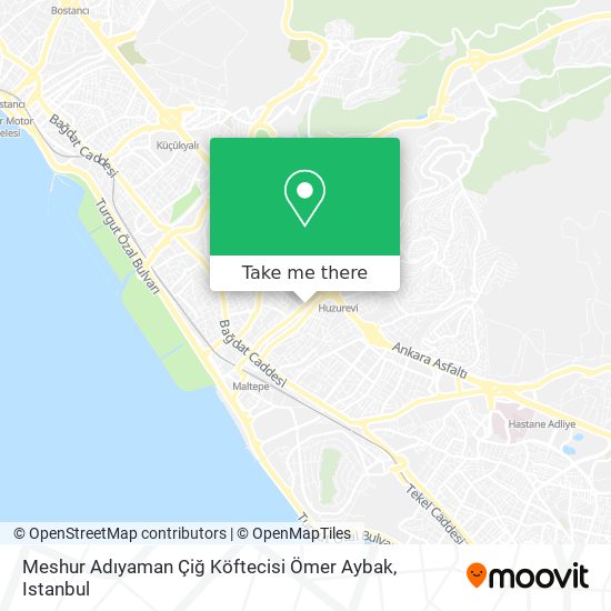 Meshur Adıyaman Çiğ Köftecisi Ömer Aybak map