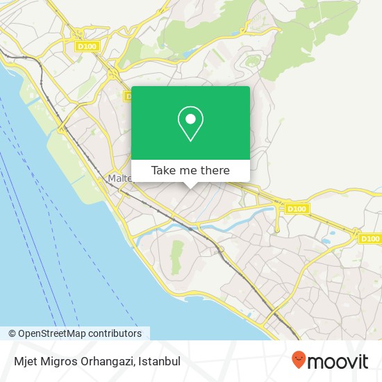 Mjet Migros Orhangazi map