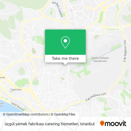 üçgül yemek fabrikası catering hizmetleri map