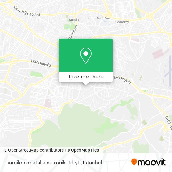 sarnikon metal elektronik ltd.şti map