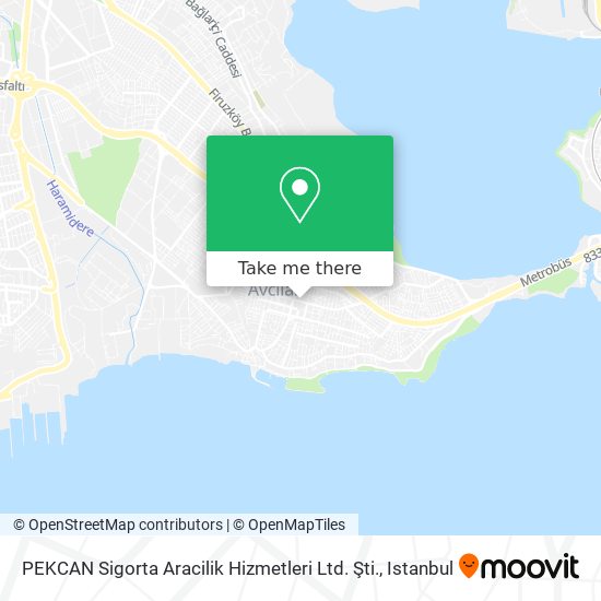 PEKCAN Sigorta Aracilik Hizmetleri Ltd. Şti. map