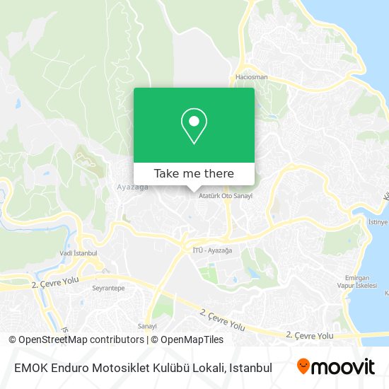 EMOK Enduro Motosiklet Kulübü Lokali map