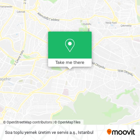 Soa toplu yemek üretim ve servis a.ş. map