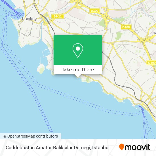 Caddebostan Amatör Balıkçılar Derneği map