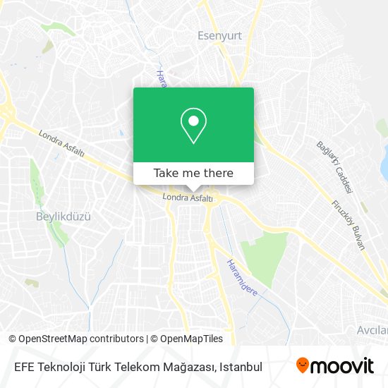EFE Teknoloji Türk Telekom Mağazası map