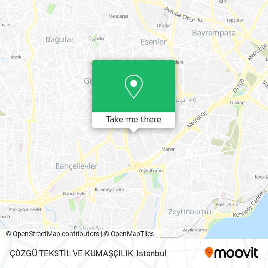 ÇÖZGÜ TEKSTİL VE KUMAŞÇILIK map