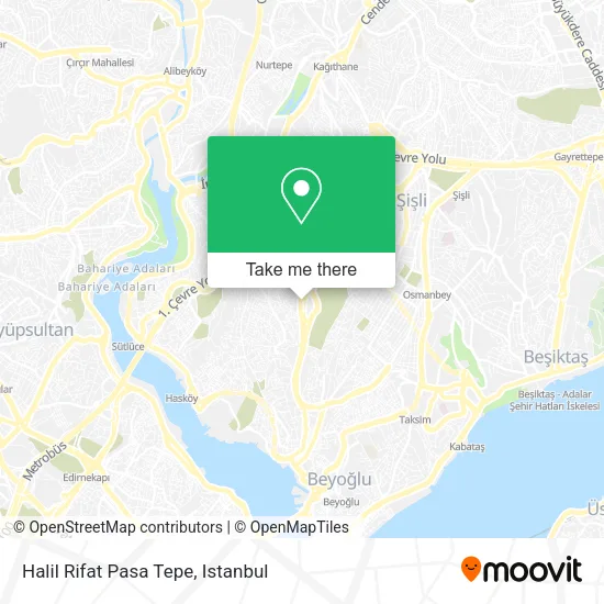 Halil Rifat Pasa Tepe map
