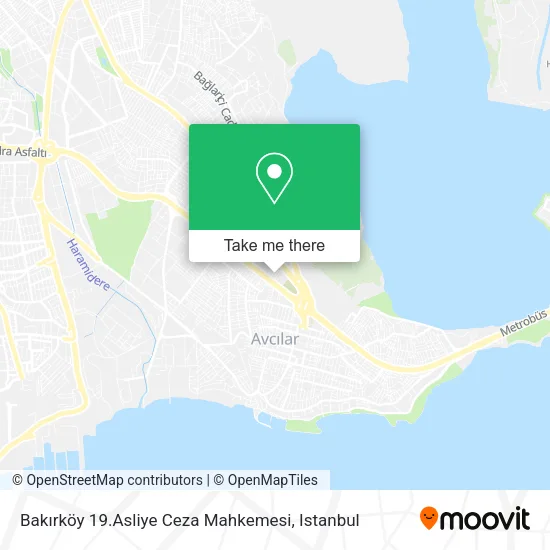 Bakırköy 19.Asliye Ceza Mahkemesi map