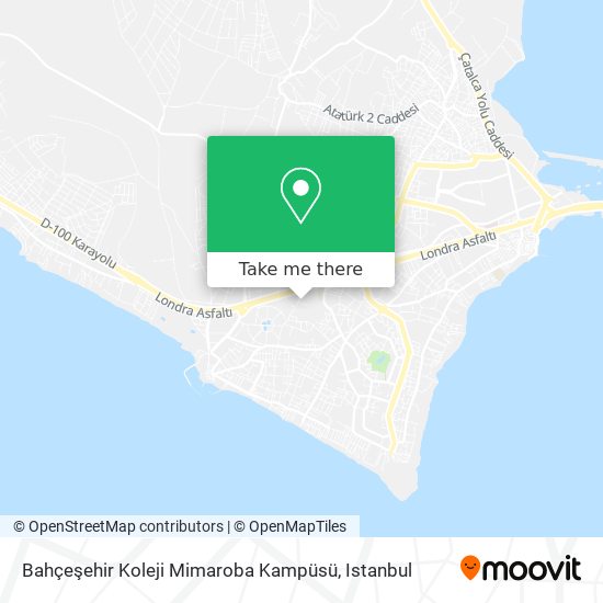Bahçeşehir Koleji Mimaroba Kampüsü map