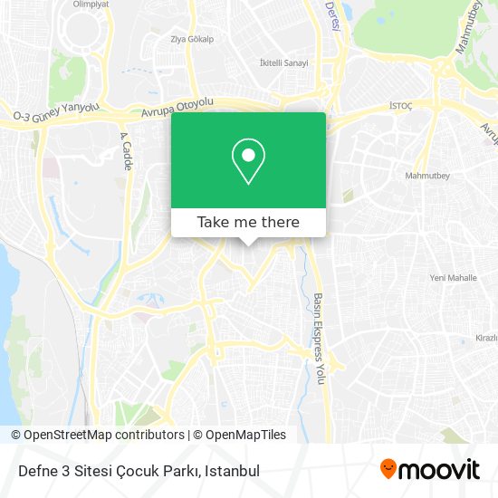 Defne 3 Sitesi Çocuk Parkı map