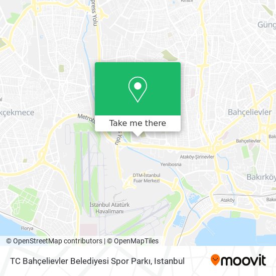 TC Bahçelievler Belediyesi Spor Parkı map