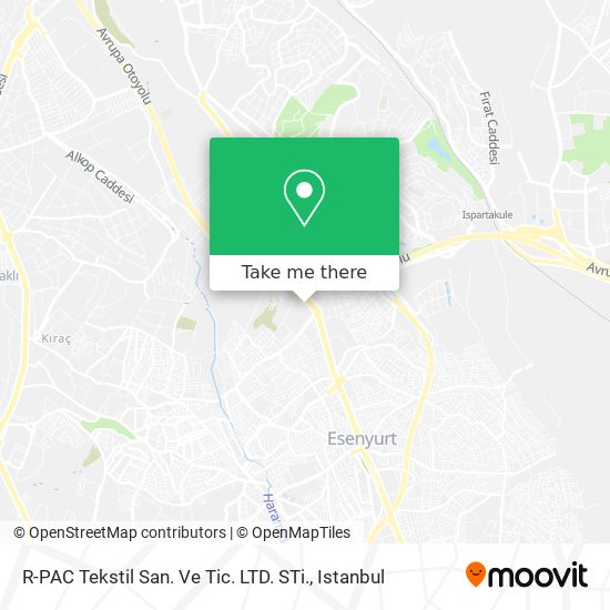 R-PAC Tekstil San. Ve Tic. LTD. STi. map
