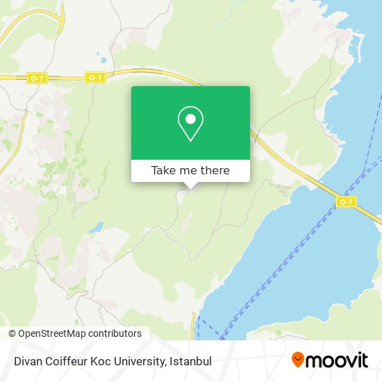Divan Coiffeur Koc University map