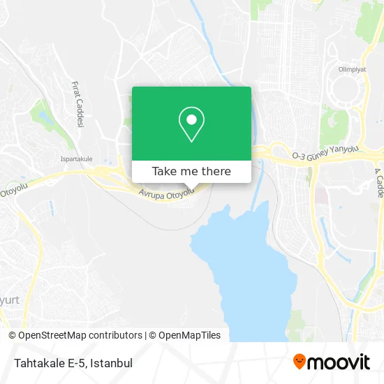 Tahtakale E-5 map