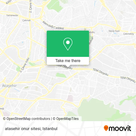 atasehir onur sitesi map