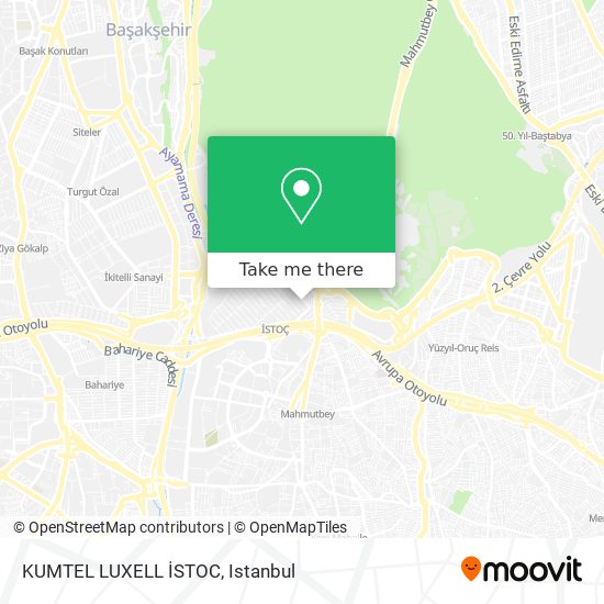 how to get to kumtel luxell istoc in bagcilar by bus cable car or metro