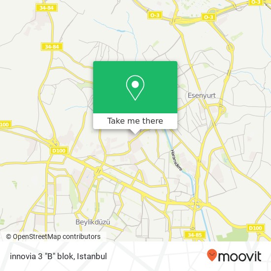 innovia 3 "B" blok map