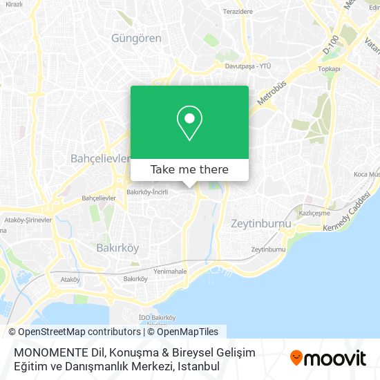 MONOMENTE Dil, Konuşma & Bireysel Gelişim Eğitim ve Danışmanlık Merkezi map