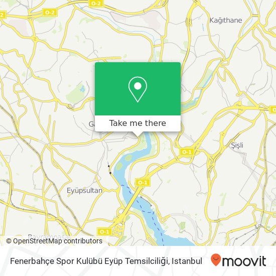 Fenerbahçe Spor Kulübü Eyüp Temsilciliği map