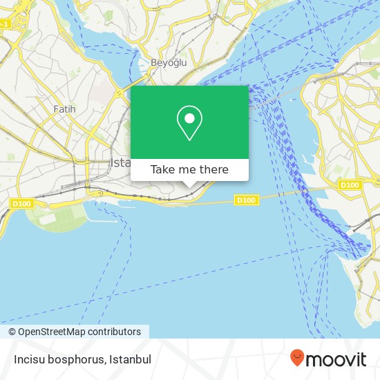 Incisu bosphorus map