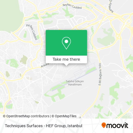 Techniques Surfaces - HEF Group map