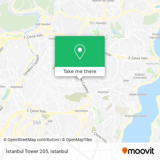 İstanbul Tower 205 map